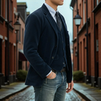 Tommy™ | Conjunto de 2 piezas: blazer y chaleco de pana