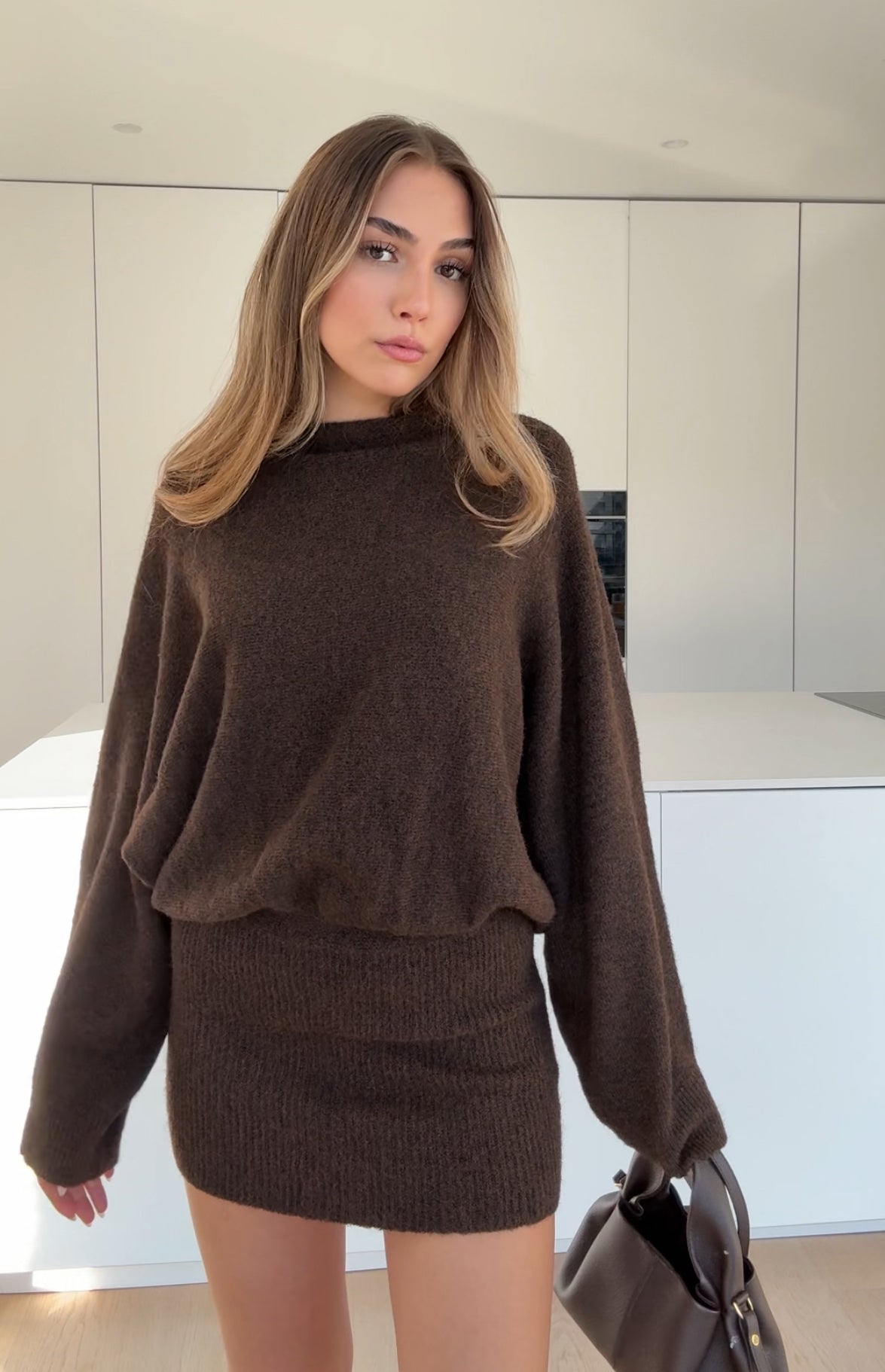 Choco - Vestido con hombros descubiertos