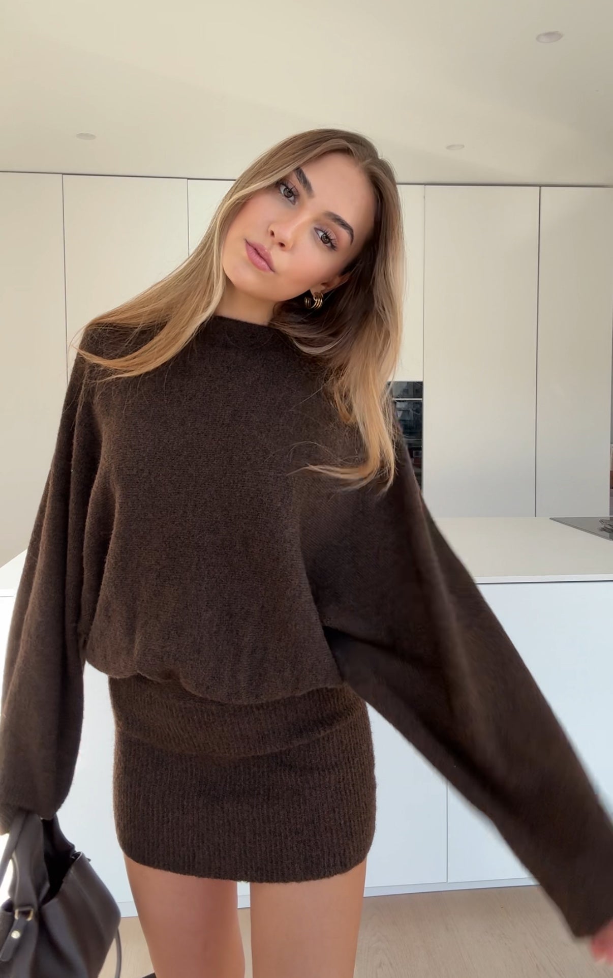 Choco - Vestido con hombros descubiertos