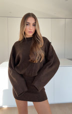 Choco - Vestido con hombros descubiertos