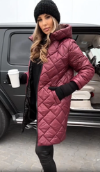 Invernal | Chaqueta elegante acolchada con capucha