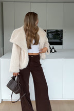 Deseo - Abrigo de piel sintetica