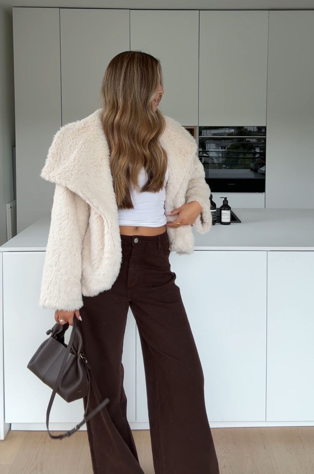 Deseo - Abrigo de piel sintetica