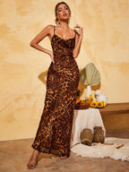 Melania - Vestido Maxi Leopardo