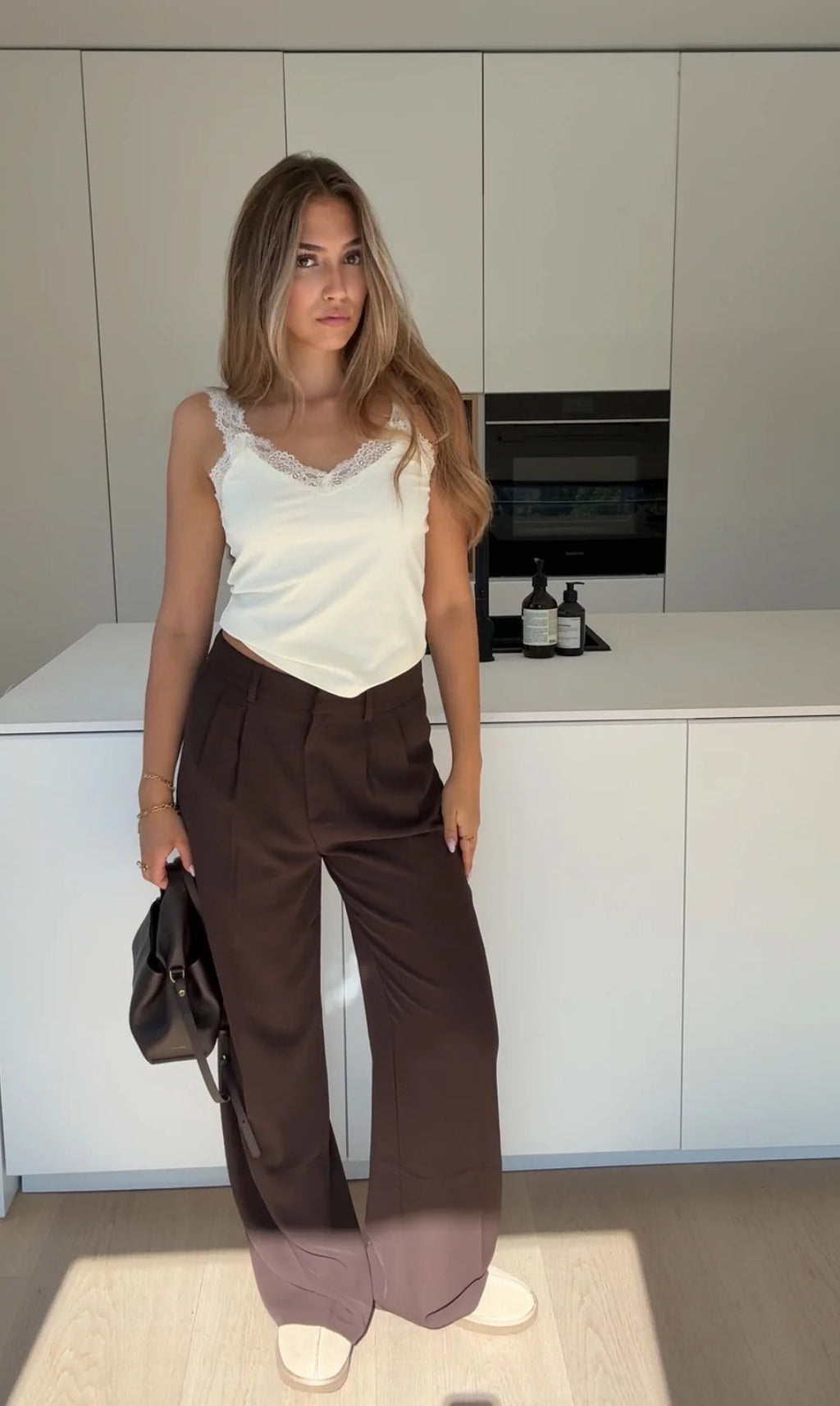 Cinnamon -  Pantalón de seda