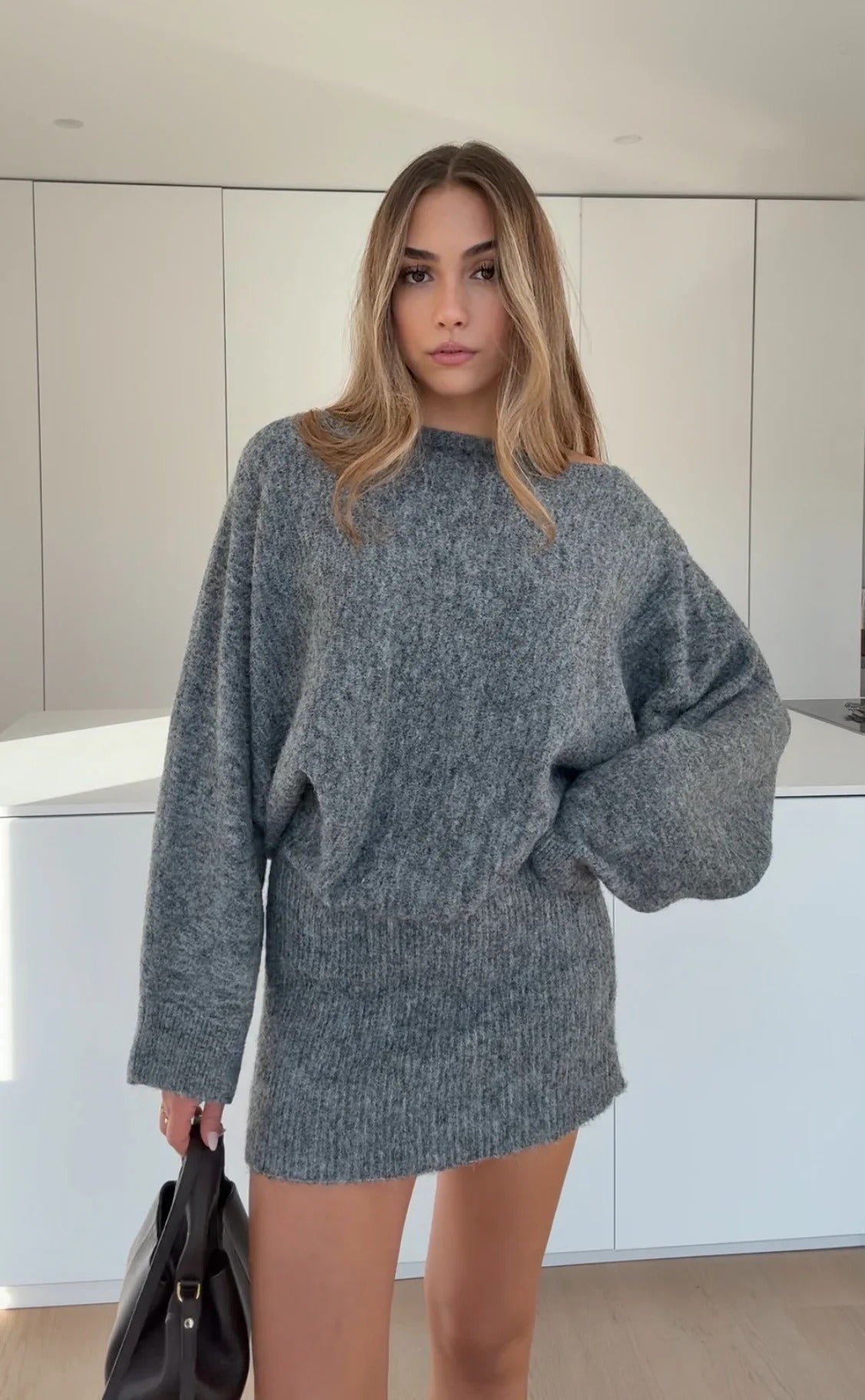 Choco - Vestido con hombros descubiertos